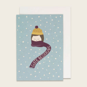 Ava&Yves - Klappkarte Schal und Mütze