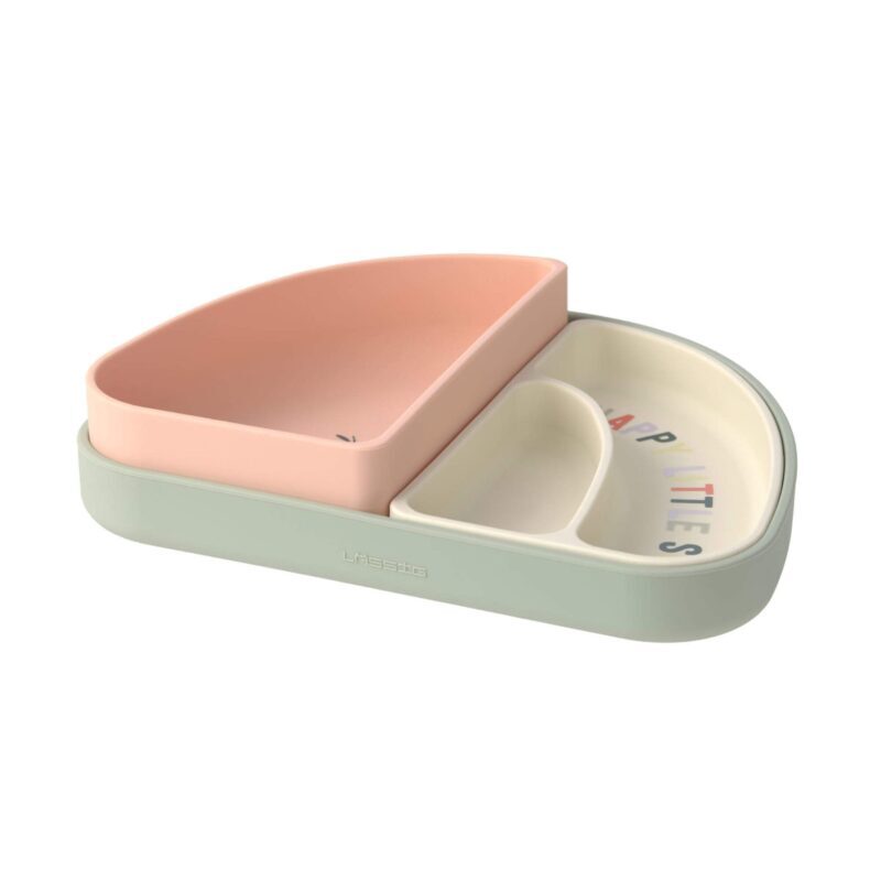 Lässig - Kinder Menüteller Silikon (3-teilig) - Happy Fruits Lässig - Kinder Menüteller Silikon (3-teilig) - Happy Fruits