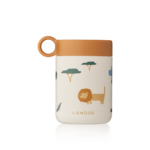 Liewood - Kiani Printed Food Jar (1111 Safari sandy mix)