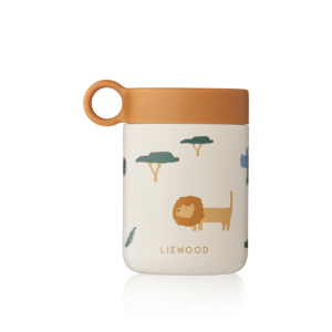Liewood - Kiani Printed Food Jar (1111 Safari sandy mix)