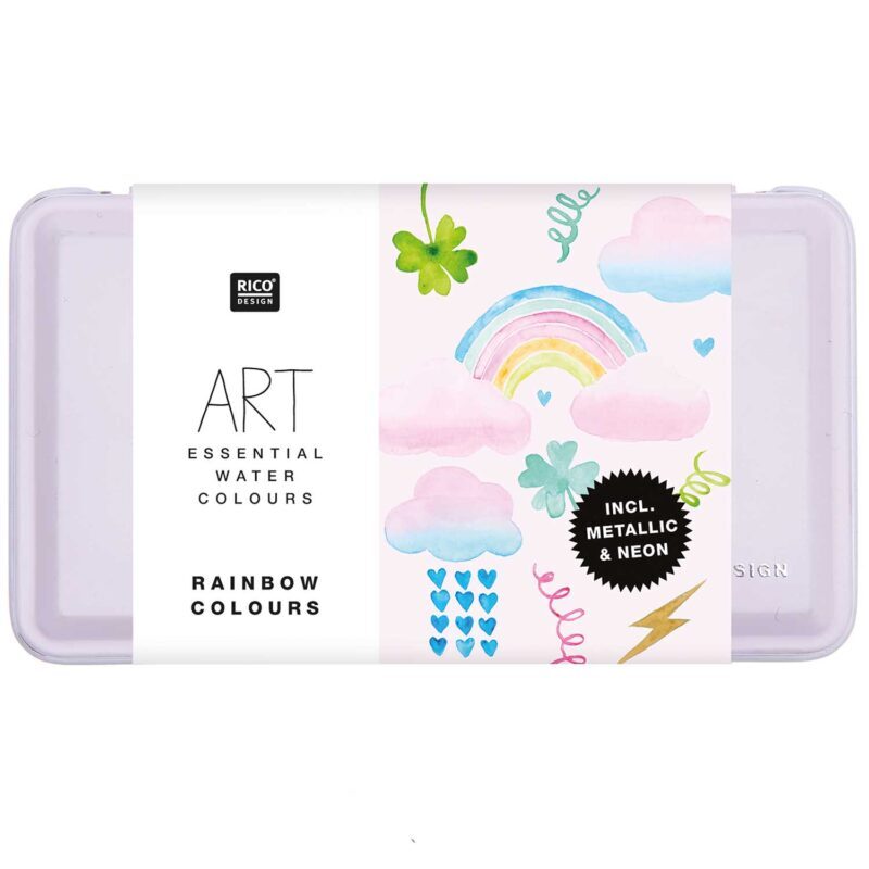 rico design - ART Essential Aquarell - Regenbogenfarben 12 Farben rico design - ART Essential Aquarell - Regenbogenfarben 12 Farben