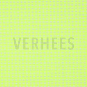verhees textiles - Cotton Yarn Dyed Neon Checks - Yellow