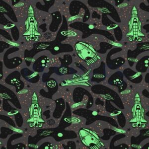 verhees textiles - Jersey - Neon Space - Grey