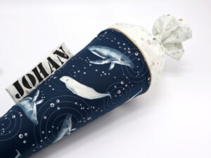 Schultüte "Wale"- mit Namen