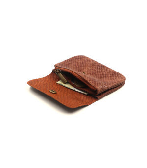 Maison Fanli - Portemonnaie - Animal Skin Braun