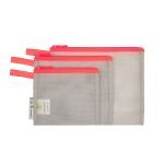 Lässig - Netztasche - Mesh Bags (3 Stk) Neon Orange Lässig - Netztasche - Mesh Bags (3 Stk) Neon Orange