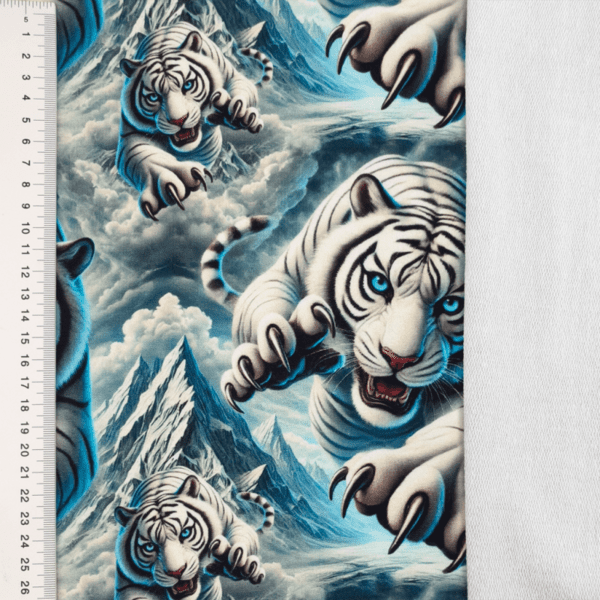 Textile Center BV - French Terry Digital Printed Danger Zone - Eistiger Textile Center BV - French Terry Digital Printed Danger Zone - Eistiger