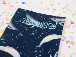 Personalisierte Zeugnismappe "Wale"