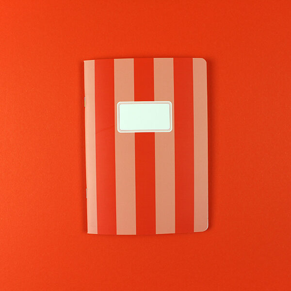 Ava&Yves - Notizheft Streifen orange/apricot Ava&Yves - Notizheft Streifen orange/apricot
