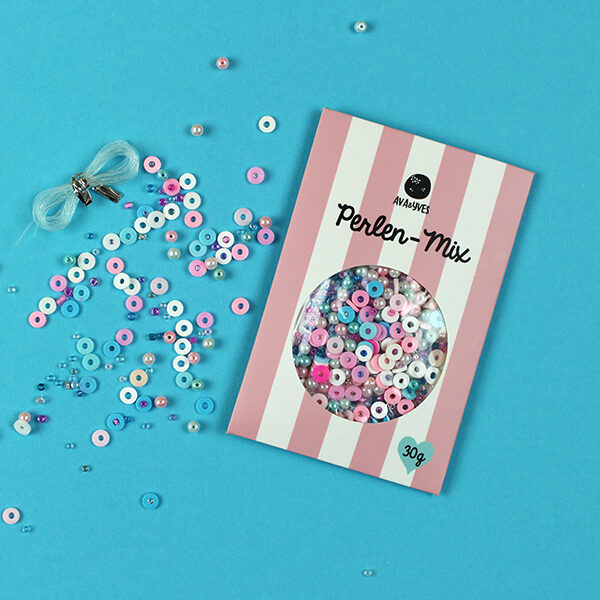 Ava&Yves - Perlenset rosa/blau Ava&Yves - Perlenset rosa/blau