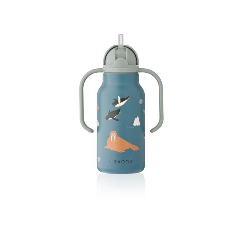 Liewood - Kimmie Water Bottle 250 ml (Arctic Sea / Ocean view) Liewood - Kimmie Water Bottle 250 ml (Arctic Sea / Ocean view)