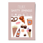 nuukk - Reflektierende Sticker "Fastfood"