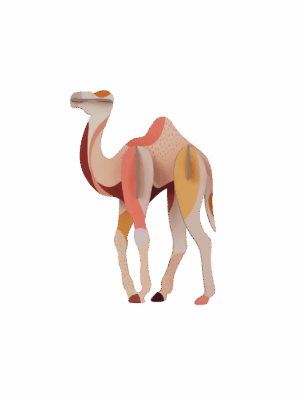 Studio ROOF - Wild Animals - Camel