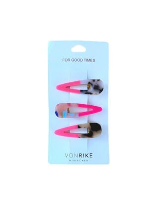 vonrike - HAARCLIPS 4er SET Acetat CLIPS