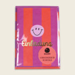 Ava&Yves - Einladungskarten-Set mit Goldfolie – Stripes violett/koralle/flieder Ava&Yves - Einladungskarten-Set mit Goldfolie – Stripes violett/koralle/flieder