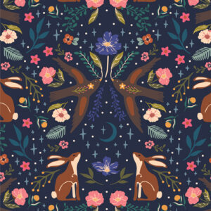 Art Gallery Fabrics - Starling - Moonlit Forest Dusk