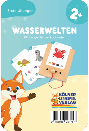 Kölner Lernspieverlag - Spiel Lochkasten (Erste Übungen - Wasserwelten)