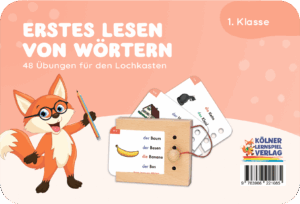Kölner Lernspieverlag - Spiel Lochkasten (Erstes Lesen von Wörtern)