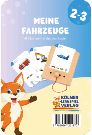 Kölner Lernspieverlag - Spiel Lochkasten (Meine Fahrzeuge)