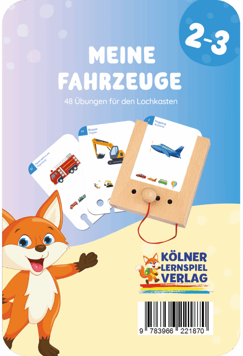 Kölner Lernspieverlag - Spiel Lochkasten (Meine Fahrzeuge) Kölner Lernspieverlag - Spiel Lochkasten (Meine Fahrzeuge)