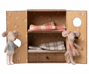 Maileg - Ballettmäuse im Tanzstudio - Kleine Schwester und kleiner Bruder