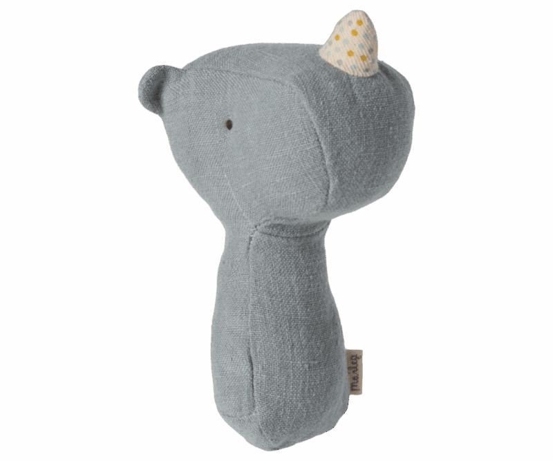 Maileg - Lullaby friends - Nashorn Rassel Dusty blau Maileg - Lullaby friends - Nashorn Rassel Dusty blau