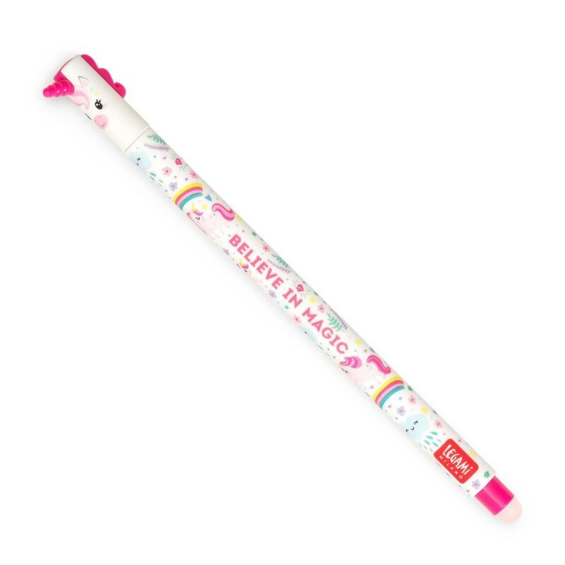Legami - Löschbarer Gelstift Unicorn „Believe In Magic“ - Erasable Pen