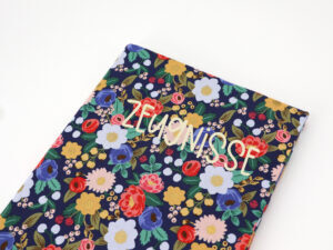 Personalisierte Zeugnismappe "Blumen"