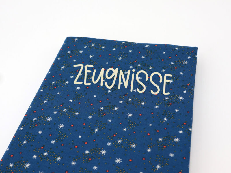 Zeugnismappe_mit_Namen_Sterne Personalisierte Zeugnismappe Spark – mit Namen bestickt