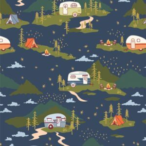 Art Gallery Fabrics - Happy Camper - Campfire Stories