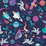 Art Gallery Fabrics - Rocket Science - Intergalactic