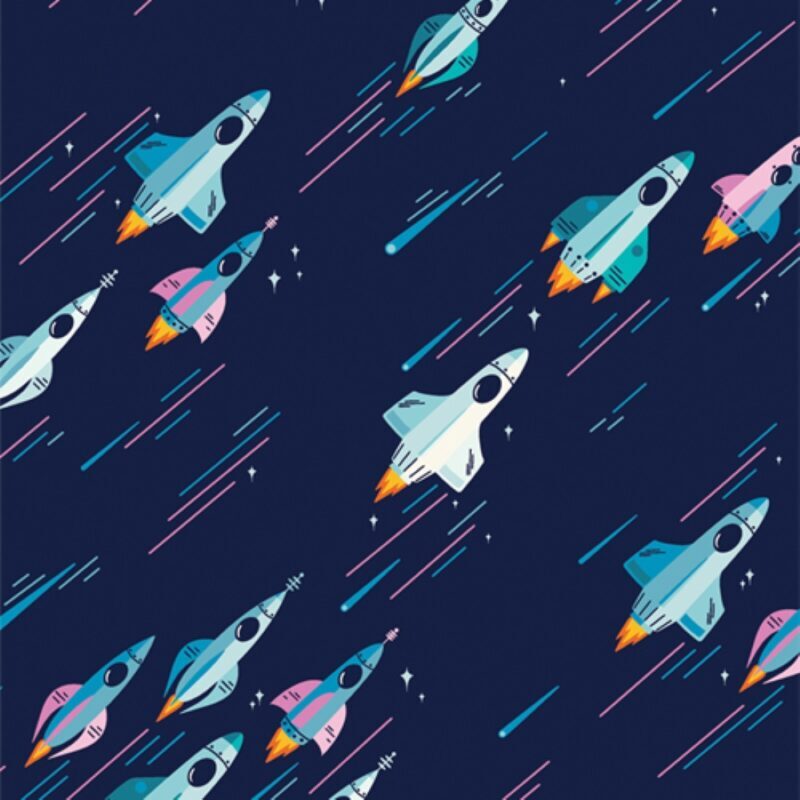Art Gallery Fabrics - Rocket Science - Rocket Ride Art Gallery Fabrics - Rocket Science - Rocket Ride