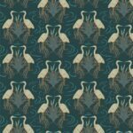 Art Gallery Fabrics - Stillwater Egret Dance Twilight