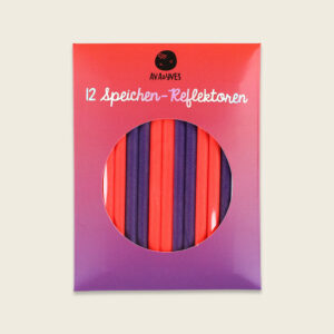 Ava&Yves - Speichenreflektoren neonpink/violett