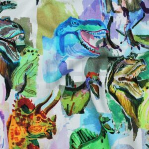 verhees textiles - Sweat Dinosaurier weiß